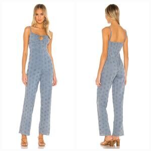 Tularosa Valerie Jumpsuit in Vintage Blue XS